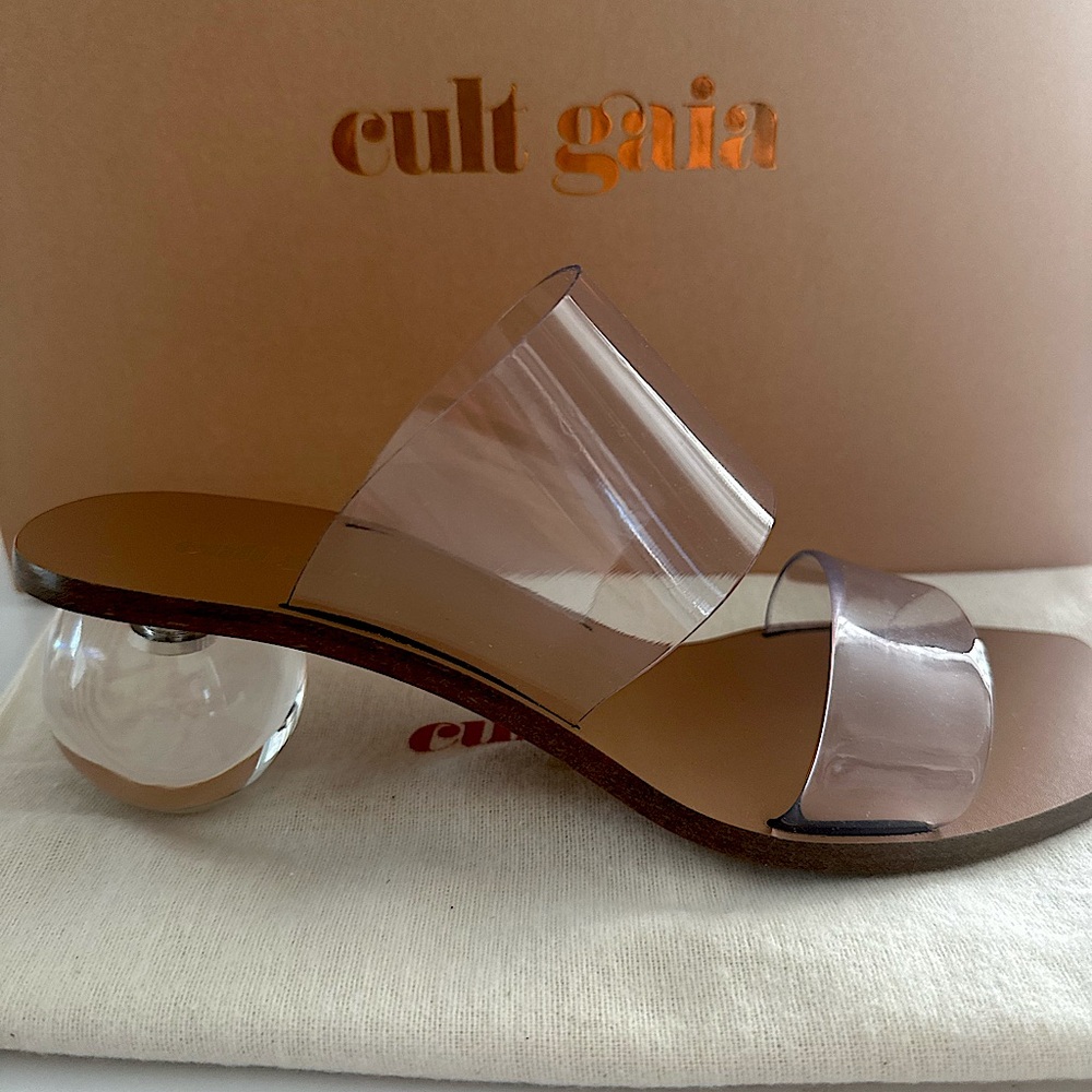 Cult Gaia Jila Sandal Clear Women’s Size 6 NEW IN BOX!